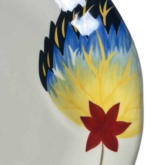 Eva Mendes VIDA Rose Print for ESPANA 8.5 " Round Salad Plate-Excellent to Mint! - Picture 4 of 7